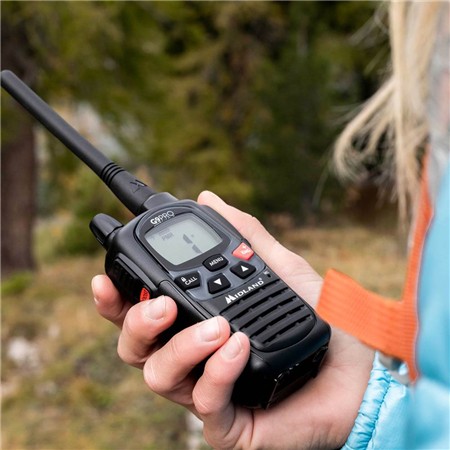VERPAKKING VAN TALKIE-WALKIE MIDLAND G9 PRO