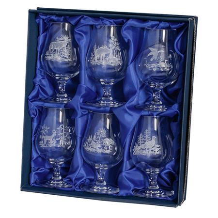 VERRES EN CRISTAL EN COFFRET CADEAU - FRITZMANN FRITZMANN IM GESCHENKSET - 6ER PACK