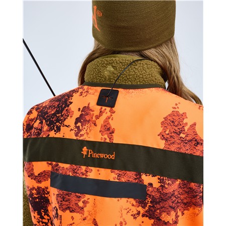 VEST VOOR VROUWEN PINEWOOD FURUDAL HUNTER PRO 2.0 CAMOU - STRATA BLAZE/MOSS GREEN