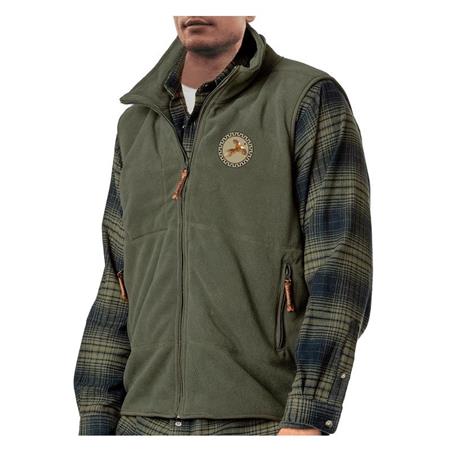 Vest Zonder Mouwen Man Bartavel Flam Fazant Micropolar - Caqui Microfleece - Kaki
