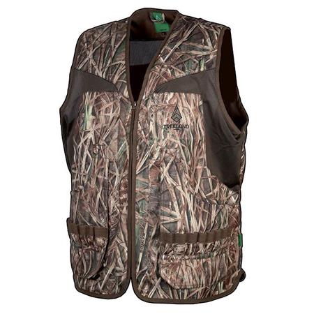 Vest Zonder Mouwen Voor Mannen Treeland T605 Roseaux - Camo