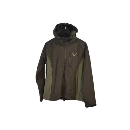 Veste  De Chasse Softshell Marron Et Verte North Company - Taille L