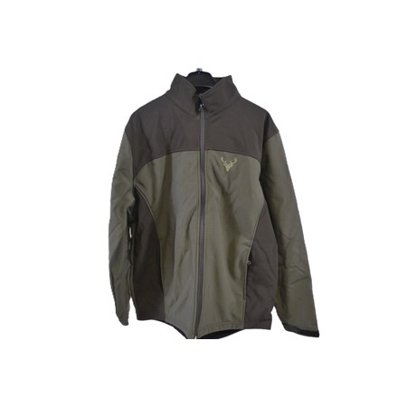 Veste  De Chasse Softshell Verte Et Marron North Company - Taille L