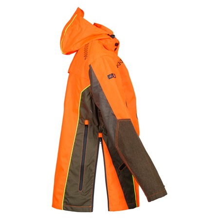VESTE DE TRAQUE HOMME PROHUNT KEILER - ORANGE/NOIR