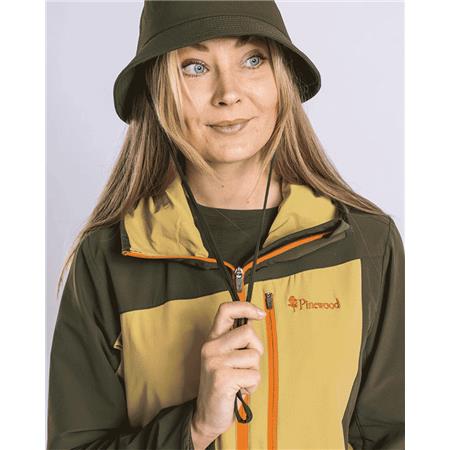 VESTE FEMME PINEWOOD ABISKO LIGHT STRETCH W - BEIGE/VERT
