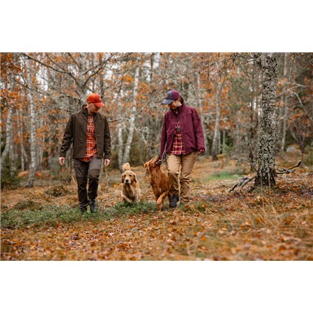 VESTE FEMME PINEWOOD DOG SPORTS HYBRID STRETCH JACKET - EARTH PLUM