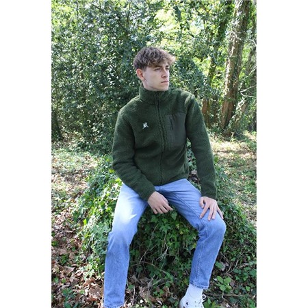 Veste Homme Le Pairon Bécassier Sherpa - Vert