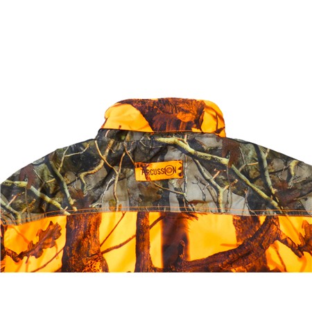 VESTE HOMME PERCUSSION CHASSE BROCARD - CAMO ORANGE/NOIR - XXXL OCCASION
