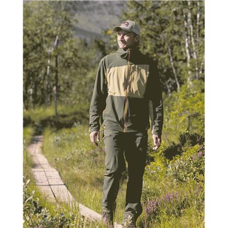 VESTE HOMME PINEWOOD ABISKO LIGHT STRETCH - BEIGE/VERT