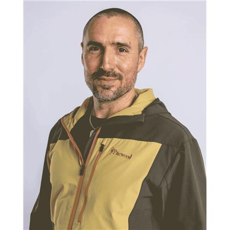 VESTE HOMME PINEWOOD ABISKO LIGHT STRETCH - BEIGE/VERT