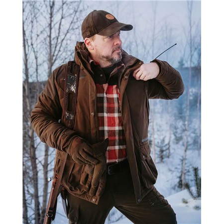 VESTE HOMME PINEWOOD SMÅLAND FOREST PADDED - SUEDE BROWN