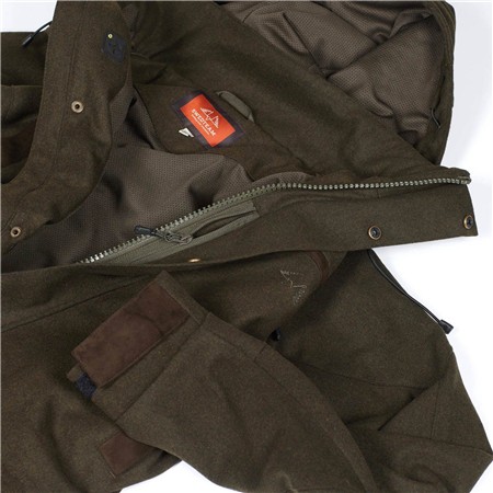 VESTE HOMME SWEDTEAM TITAN LODEN LONG HUNTING JACKET - DARK OLIVE