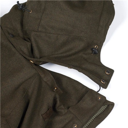 VESTE HOMME SWEDTEAM TITAN LODEN LONG HUNTING JACKET - DARK OLIVE