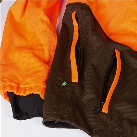 VESTE HOMME SWEDTEAM ULTRA 2 HUNTING JACKET - ORANGE NEON