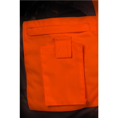VESTE JUNIOR TREELAND 300D PROTECT - ORANGE/VERT