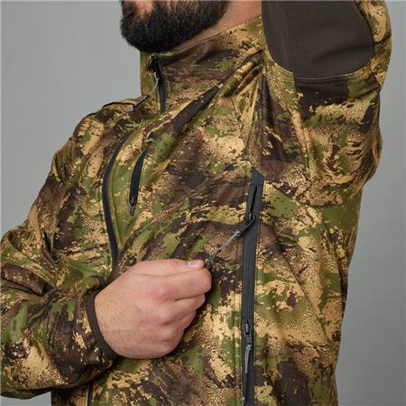 VESTE POLAIRE HOMME HARKILA DEER STALKER CAMO WSP FLEECE - AXIS MSP FOREST