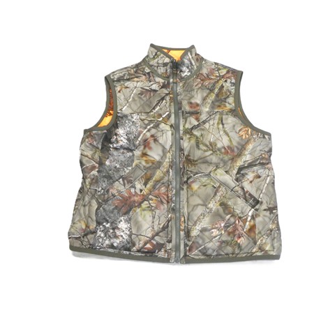 Veste Sans Manche Reversible Solognac Xl - Orange