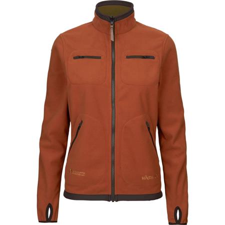 VROUWELIJKE POLAIRE HARKILA KAMKO FLEECE - DARK OLIVE/ARABIAN SPICE