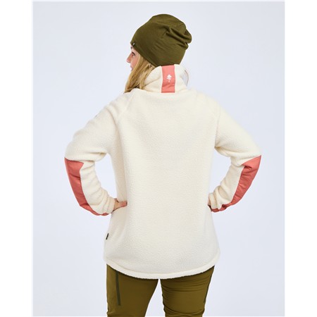 VROUWEN FLEECE PINEWOOD PILE FLEECE - CREME/BRICK PINK