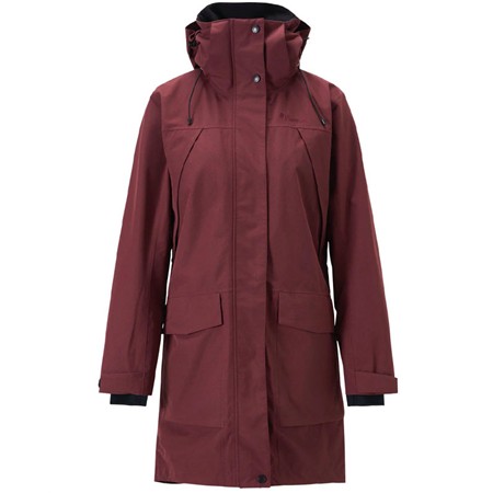Vrouwen Jas Pinewood Rain Parka - Earth Plum