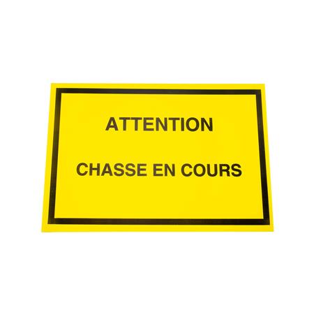 Waarschuwingsbord Januel Let Op Jacht In Uitvoering
