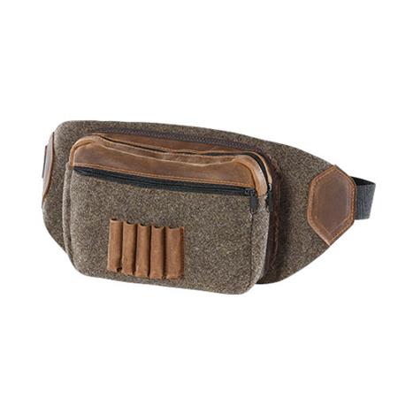 Waist Bag Fritzmann Wool Felt With Leather