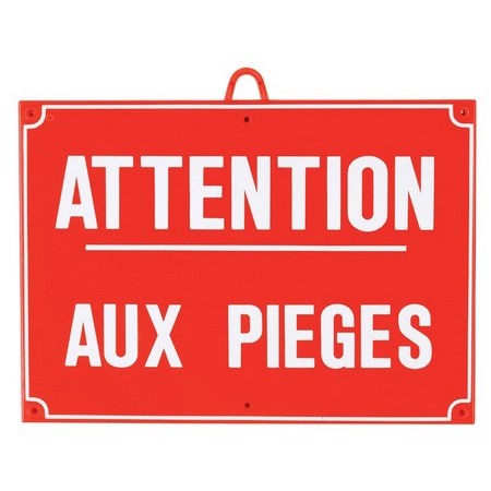 Warnschild Januel