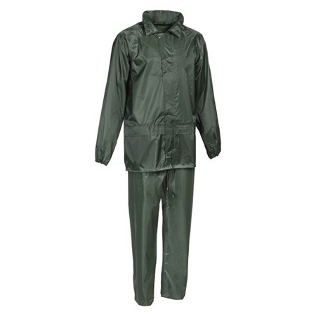 Wasserdichte Jacke + Hose Herren Percussion - Khaki