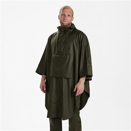 WATERDICHT MANNENJAS DEERHUNTER HURRICANE PONCHO - ART GREEN