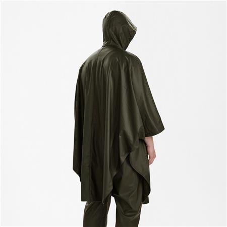 WATERDICHT MANNENJAS DEERHUNTER HURRICANE PONCHO - ART GREEN