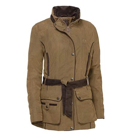 Woman Jacket Club Interchasse Cevrus Tobacco