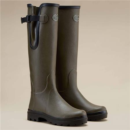 WOMEN'S BOOTS LE CHAMEAU VIERZON JERSEY-LINED - DARK GREEN