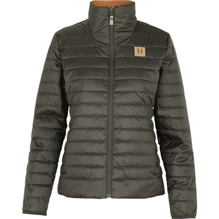 Women's Down Jacket - Shadow Brown/Arabian Spice Harkila Kalix Hsp - Shadow Brown/Arabian Spice