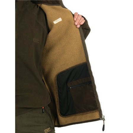 WOMEN'S FLEECE HART GREDOS-S - BROWN