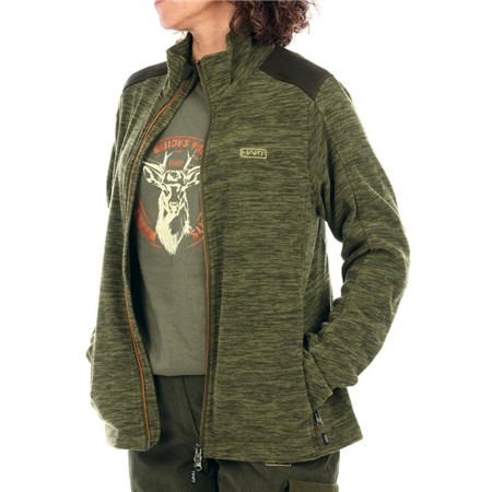 WOMEN'S FLEECE HART TOKKA - GREEN