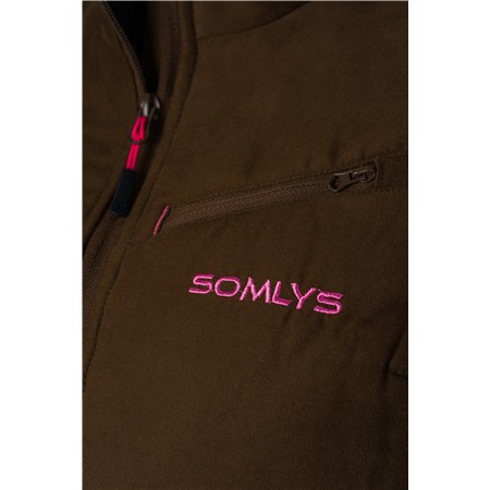 WOMEN'S HEATED VEST SOMLYS - BROWN