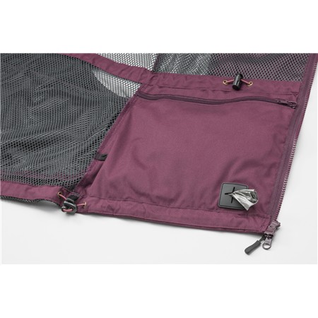 WOMEN'S HUNTING VEST PINEWOOD DOG SPORTS 2.0 VEST - PLUM/ANTHRACITE