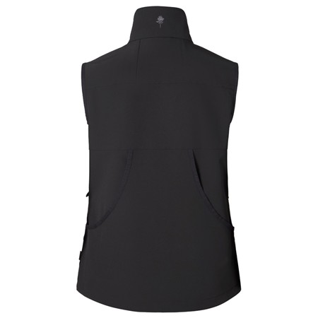 WOMEN'S HUNTING VEST PINEWOOD DOG SPORTS STRETCH VEST - BLACK