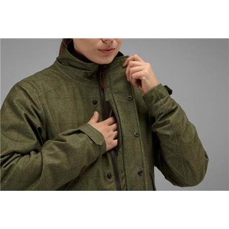WOMEN'S JACKET HARKILA STORNOWAY SHOOTING LADY - GREEN