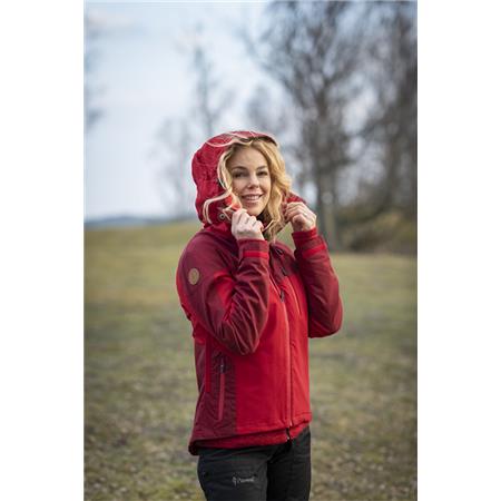 WOMEN'S JACKET PINEWOOD FINNVEDEN HYBRID EXT JKT WMN - RED