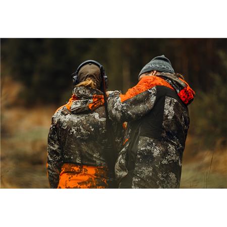 WOMEN'S JACKET PINEWOOD FURUDAL/RETRIEVER ACTIVE CAMOU JKT W - GREEN/ORANGE CAMO