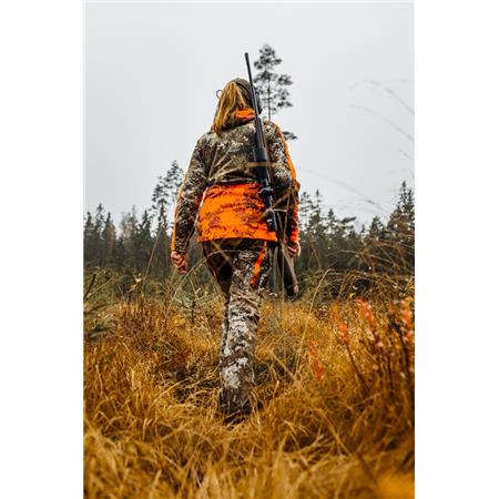 WOMEN'S JACKET PINEWOOD FURUDAL/RETRIEVER ACTIVE CAMOU JKT W - GREEN/ORANGE CAMO