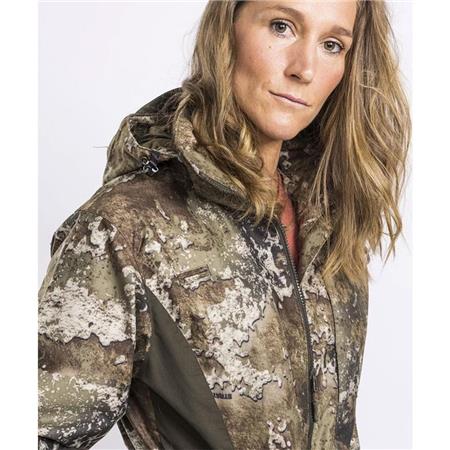 WOMEN'S JACKET PINEWOOD FURUDAL TRACKING CAMOU - STRATA/GREEN