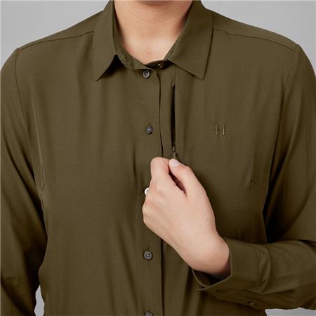 WOMEN'S LONG-SLEEVE SHIRT HARKILA TRAIL L/S WOMEN - WILLOW GREEN