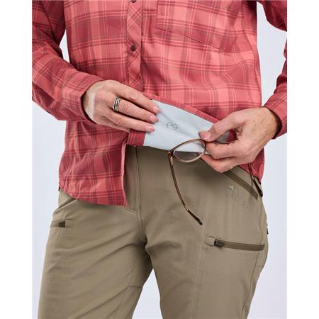 WOMEN'S LONG SLEEVE SHIRT PINEWOOD ABISKO TREKKING L/S - LANTANA PINK