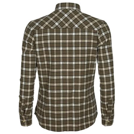 WOMEN'S LONG-SLEEVE SHIRT PINEWOOD FELICIA W - GREEN/WHITE