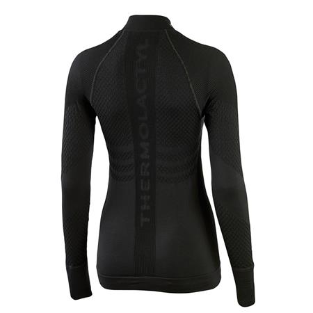 WOMEN'S LONG-SLEEVE T-SHIRT DAMART ENERGY 3 THERMOLACTYL ZIPPE - BLACK