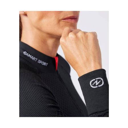 WOMEN'S LONG-SLEEVE T-SHIRT DAMART ENERGY 3 THERMOLACTYL ZIPPE - BLACK