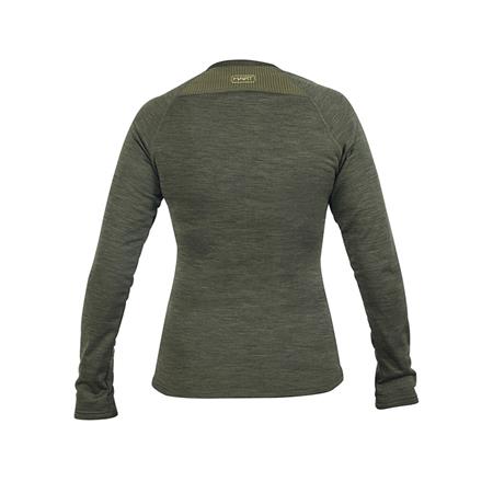 WOMEN'S LONG SLEEVE TEE SHIRT HART TRAIL-L - GREEN