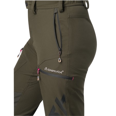 WOMEN'S PANTS CHIRUCA LYKOS LADY 07 - GREEN/BROWN